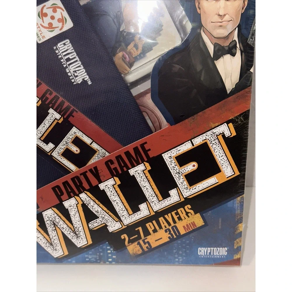 Cryptozoic Entertainment Party Game Wallet 2-7 players 15-30 min New Sealed F21‎
